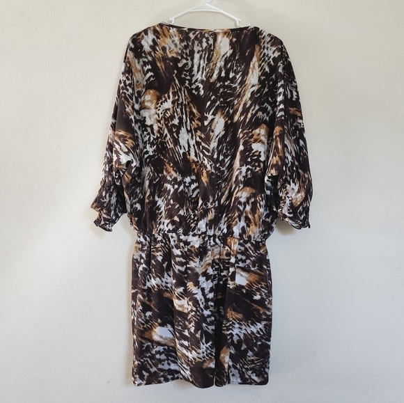 W118 by Walter Baker Womens Jessi Animal Print Mid Sleeves Dress size medium - Picture 2 of 7